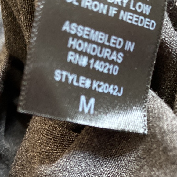 NWOT Love Cameron Los Angeles gray Medium very long dress with slits up sides - Picture 5 of 8